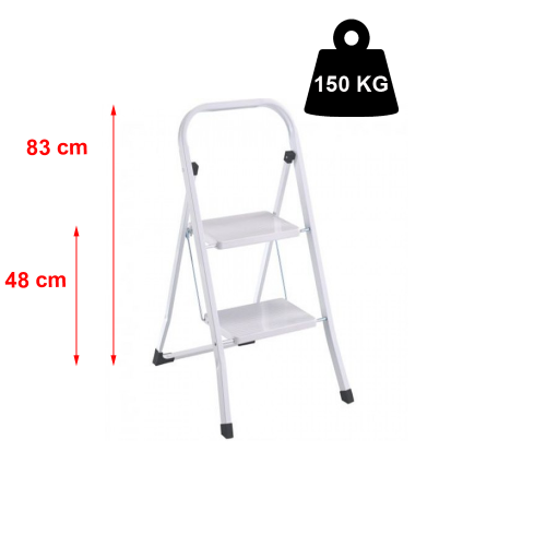 Scara Metalica 2 trepte, inaltime ultima treapta 47 cm, greutate 3,8 kg